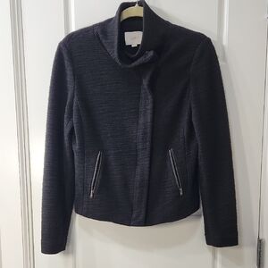 LOFT Women's Boucle Black Blazer Size 4